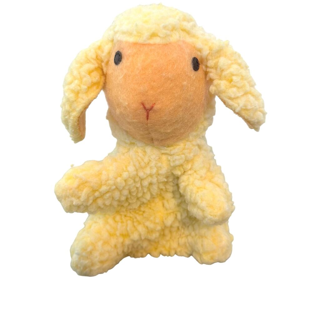 Vintage Fisher Price Little Lamb puppet 80s Plush Nostalgia Stuffed Animal